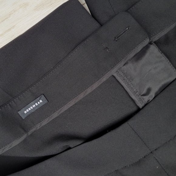Lafayette 148 Contemporary Stretch Wool Menswear Pant Black Trouser Women's 16 - Picture 8 of 11